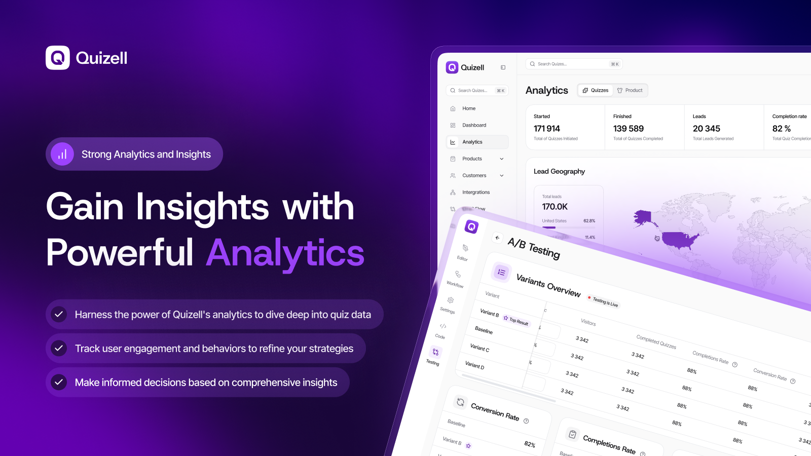 Powerful Built-In Analytics Dashboard